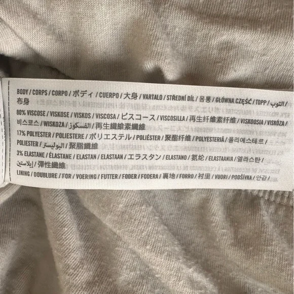 A&F Tap Bandeau Tank Top | Matching Shorts Available | Ribbed and Lined - Picture 8 of 8